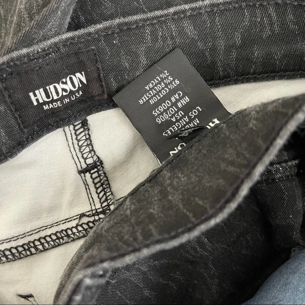 HUDSON Krista Super Skinny Stretch Denim Jeans Pattern Pant 29 - Picture 7 of 9
